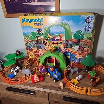 Buy Playmobil  123 Large Zoo 6754 Boxed & Complete • 24.99£