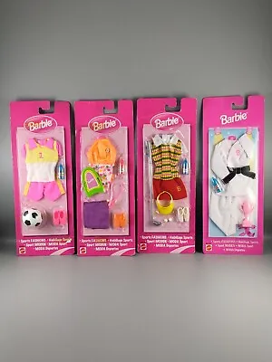 Buy Barbie Sports Fashions Pack Outfits Mattel 90s Sealed • 14.99£