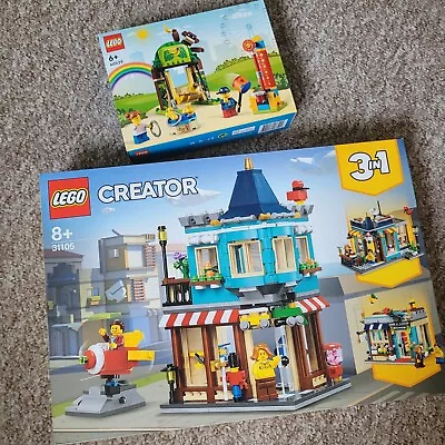 Buy Lego Creator 3in1 Townhouse Toy Store  31105 And LEGO 40529 Park Fairground • 49.99£