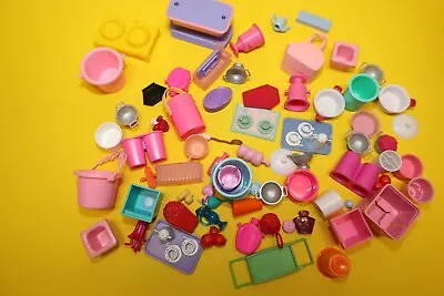 Buy Accessories For Barbie And Other Dolls 70pcs No C21 • 15.42£