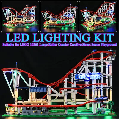 Buy LED Light Kit For Rollercoaster Model - Compatible With LEGOs 10261 • 33.58£