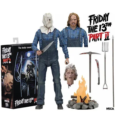 Buy NECA Friday The 13th Part 2 Jason Voorhees 7″ Action Figure Halloween Toy Gift • 39.99£