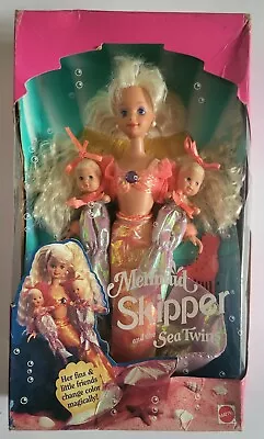 Buy Mattel 90's Barbie Mermaid Skipper And Sea Twins • 141.58£