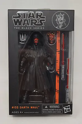 Buy Star Wars Black Series #02 Darth Maul 6  Action Figure - NEW BOXED • 24.95£