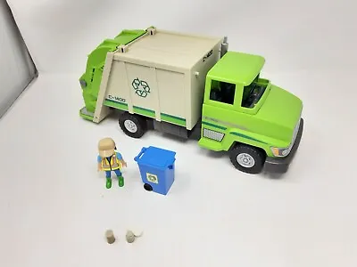 Buy Playmobil 5938 City Service - Garbage/ Rubbish Truck- Incomplete -spares/repairs • 5£