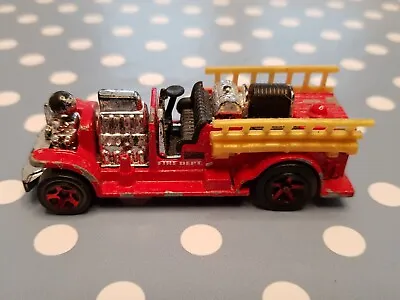Buy HOTWHEELS OLD NUMBER 5 1980 FIRE ENGINE  Red With Yellow Ladders    Comb P&p • 2.25£