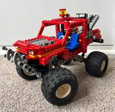 Buy LEGO TECHNIC: Rebel Wrecker 8858, V6 Red Pickup Truck With Winch, 100% Complete • 44.99£