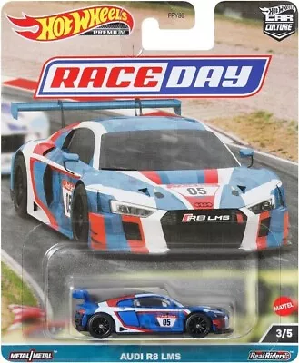 Buy Hot Wheels Car Culture Race Day Audi R8 LMS Brand New 3/5 • 9.99£