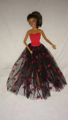 Buy Barbie Dolls Dress 2pcs Body + Skirt Clothing Princess Ball Dress Dress 04 • 7.16£
