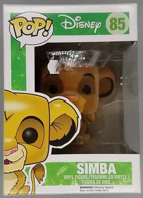 Buy Funko POP #85 Simba - Flocked - Disney Lion King Damaged Box With Protector • 20.99£