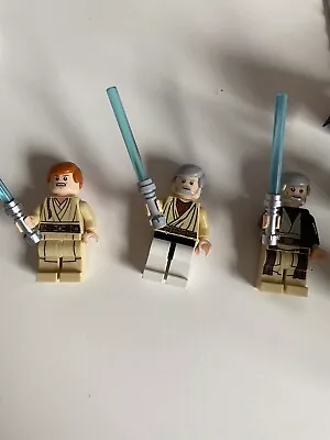 Buy Lego Star Wars Obi-Wan-Kenobi Minifigures Rare Bundle Job Lot X3 • 15£