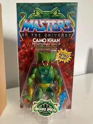 Buy Masters Of The Universe Origins Camo Khan Mattel Creations Exclusive MOTU NEW • 85£