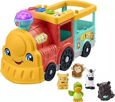 Buy Fisher-Price Little People Big ABC Animal Train, Push-along Toy Vehicle With Lig • 40.85£