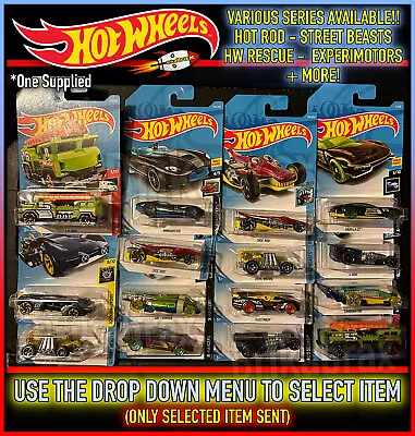Buy Mattel Hot Wheels Various Series Die-Cast Toy Cars (Select Item) New Sealed • 5.99£