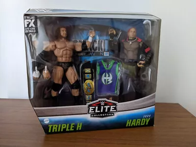 Buy WWE Mattel Elite Series 2 Pack Triple H And Jeff Hardy Smackdown Exclusive RARE! • 100£