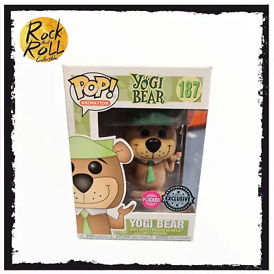 Buy Yogi Bear - Yogi Bear Flocked Funko Pop! #187 Exclusive - Condition 8.5/10 • 33.90£