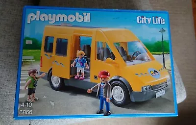 Buy Playmobil 6866 City Life School Bus Removable Roof Age 4 - 10 With Original Box • 8.50£