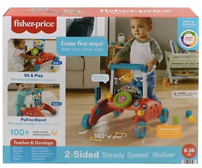 Buy Fisher-Price 2-Sided Steady Speed Walker Toy New With Box • 54.58£