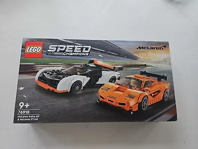 Buy LEGO Speed Champions McLaren Solus GT And F1 LM Sports Cars 76918 New Sealed • 27.50£