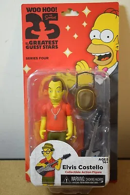 Buy NECA THE SIMPSONS GREATEST GUEST STARS S.4 ELVIS COSTELLO Action Figure • 60£
