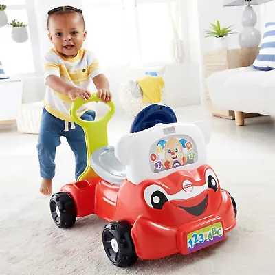 Buy Ride On Car 3-in-1 Fisher-Price Baby Walker Bouncer Interactive Vehicle Toy NEW • 89.95£