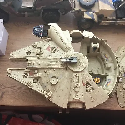 Buy Vintage Star Wars Millennium Falcon Kenner As Pictured • 35£
