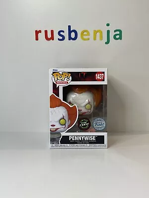 Buy Funko Pop! Movies Horror IT Pennywise Glow Chase #1437 • 32.99£
