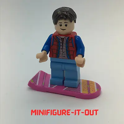 Buy Genuine LEGO Ideas Marty McFly With Skate Board Minifigure Idea001 71201 21103 • 22.95£