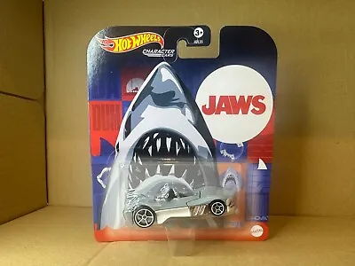 Buy Hot Wheels Character Cars Jaws Shark Car Film - RARE & Factory Sealed • 20£