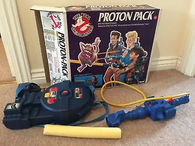 Buy The Real Ghostbusters Proton-Pack Vintage 1986 Kenner *opened And Damaged* • 175£
