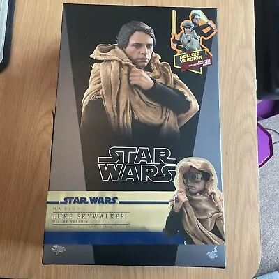 Buy Sideshow Hot Toys Star Wars Deluxe Luke Skywalker MMS517 1/6 Scale Figure • 300£