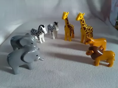 Buy Playmobil 123 1.2.3 Zoo Animals: Zebra, Lions, Giraffes, Elephants In VGC • 9.99£