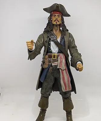 Buy Large 12  Disney Jack Sparrow Pirates Of The Caribbean Action Figure With Hat • 19.99£