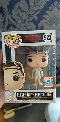 Buy Funko Pop Vinyl Stranger Things Eleven With Electrodes In Pop Protector • 29.99£