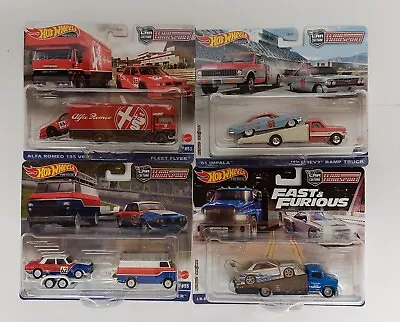 Buy Hot Wheels Team Transport X4 Including Skyline Silhouette Fast And Furious New • 74.99£