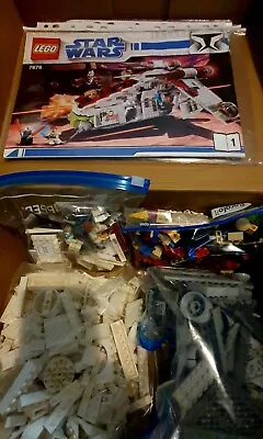 Buy LEGO Star Wars: Republic Attack Gunship (7676), 100% Complete, Minifigs, Manuals • 269.99£