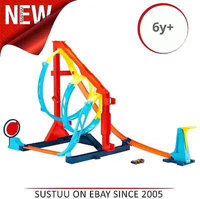 Buy Hot Wheels Track Builder Corkscrew Twist Kit Playset│Kid's Attractive Toy│6y+ • 53£