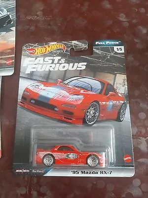 Buy Hot Wheels '95 Mazda RX-7 1:64 Full Force GJR76 The Fast And The Furious • 30.99£