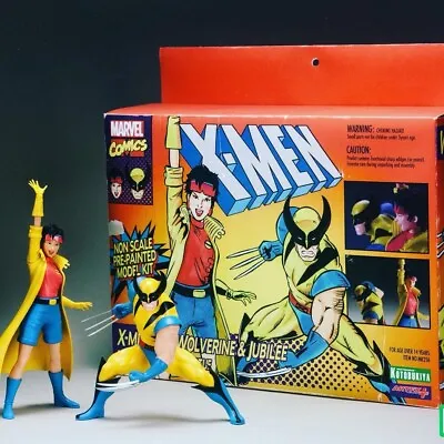 Buy X-Men 92 Wolverine & Jubilee ArtFX Statue By Kotobukiya • 79.95£