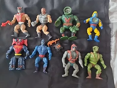 Buy Vintage MOTU He-Man Figure Bundle Mattel 80s 8 Figures • 21£