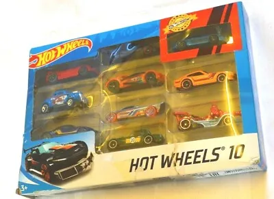 Buy Hot Wheels 10 Pack Car Set  10 X Hot Wheels Die Cast Cars Playset Toy  • 17.49£