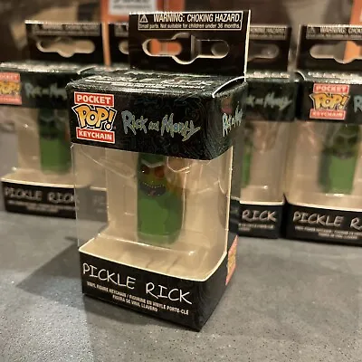 Buy Rick And Morty Pocket Pop Funko Pickle Rick Vinyl Figure Keychain Animation • 5£