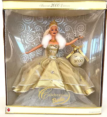 Buy New In Box Celebration Barbie Doll Special 2000 Edition Mattel Hallmark Ornament • 467.77£