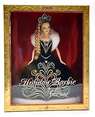 Buy 2006 Bob Mackie Holiday Barbie Collector Doll / Mattel J0949, NrfB / Head Pale • 61.54£