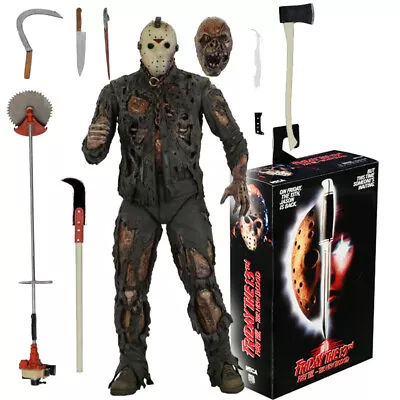 Buy NECA Friday The 13th Part 7 New Blood Jason Voorhees 7  Figure Ultimate Official • 45£
