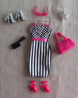 Buy Barbie Fashionistas #CFX70 #X0110 Mattel Dress & Accessories Lot 2011 & 2014 • 16.44£