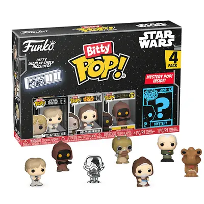 Buy Funko Bitty POP! Luke Skywalker Star Wars 4-pack Vinyl Figures New • 13.59£