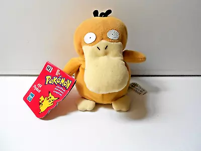 Buy Vintage Psyduck Pokemon Beanie Plush #54 Hasbro With Tags • 17.99£