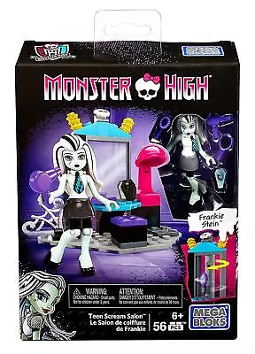 Buy Mega Bloks Monster High School Teen Scream Salon Set • 23.99£