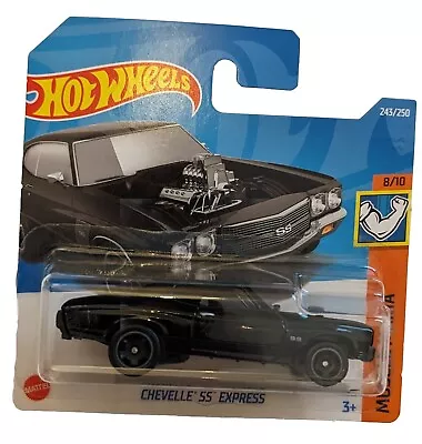 Buy Hot Wheels Chevelle SS Express Black Muscle Mania 2022 8/10 243/250 Q Case • 4.99£